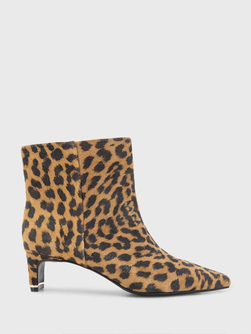 NWT Kenneth Cole Miranda Suede Leopard Heel Bootie Size 9